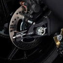 YAMAHA R6 BONAMICI CHAIN ADJUSTERS WITH CALIPER BRACKET