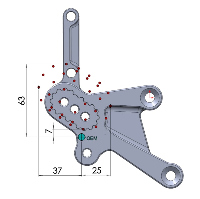 YAMAHA XSR900 GP PP TUNING REARSETS