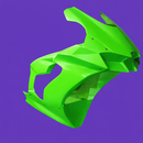 zx10 green race fairing