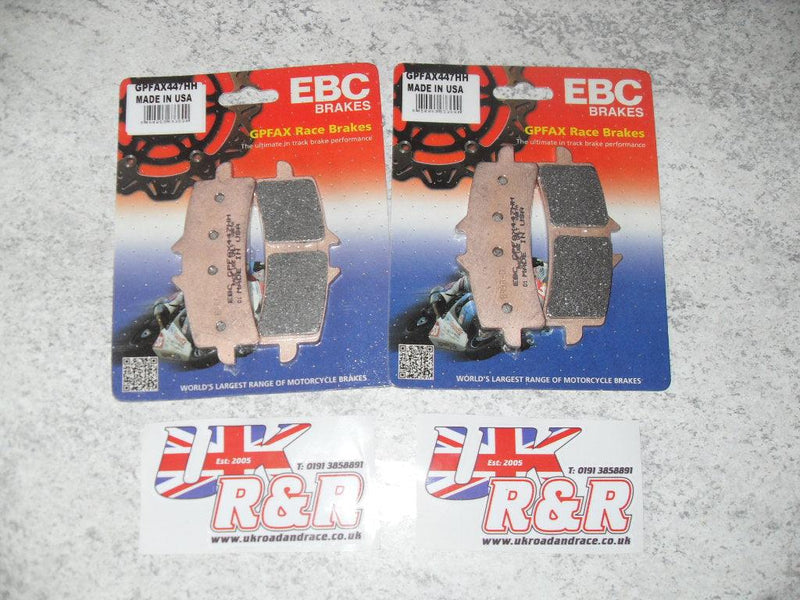 DUCATI 848 EVO EBC GPFAX BRAKE PADS