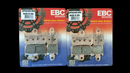 YAMAHA YZF R1 AND MT01 EBC GPFAX BRAKE PADS 