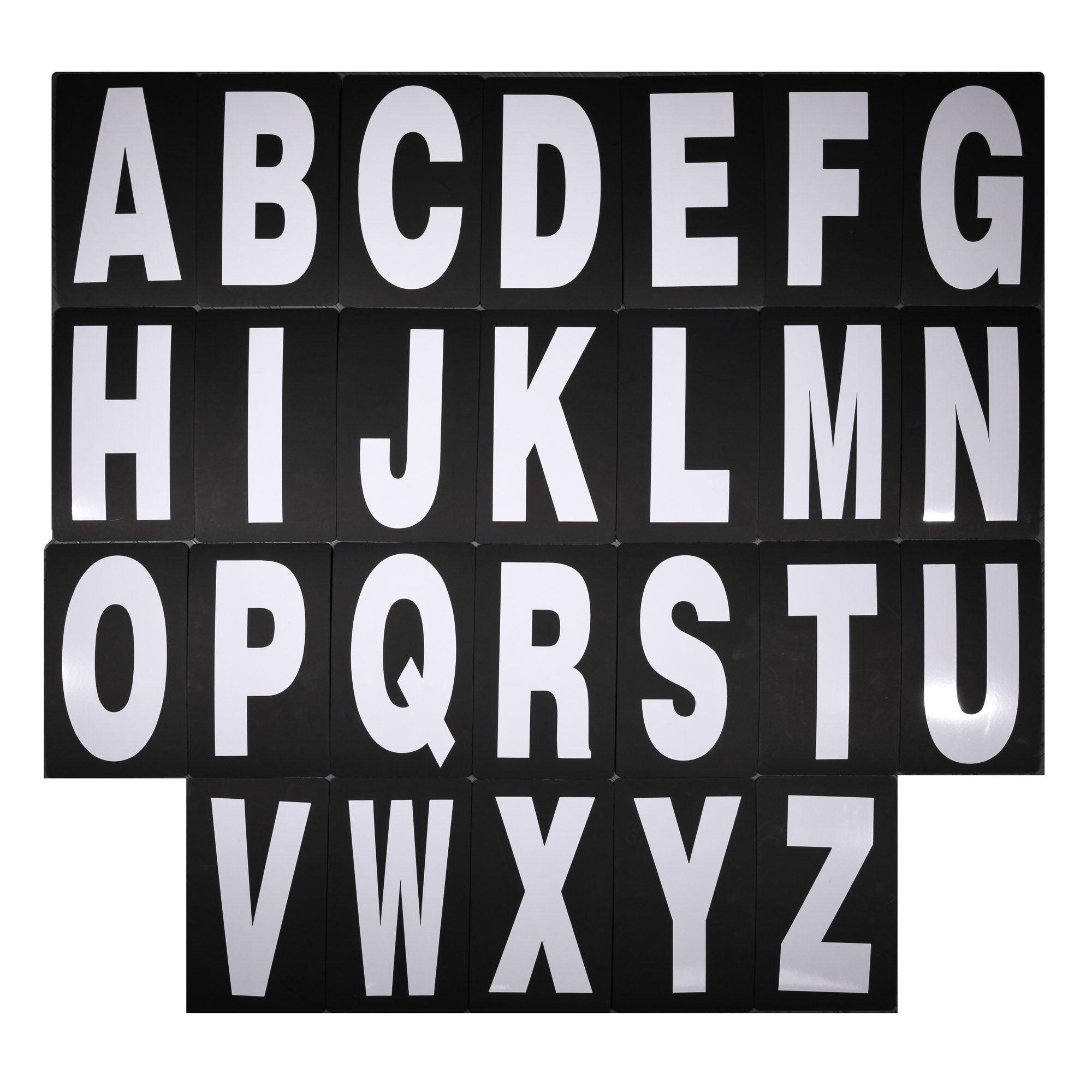Pit Alphabet PIT BOARD LETTER KIT