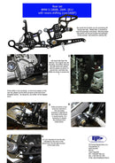 BMW S1000RR PP TUNING REARSETS - RACE SHIFT - ukroadandrace